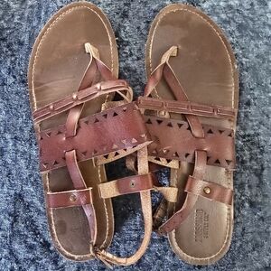 Mossimo Brown Sandals Sz 9.5